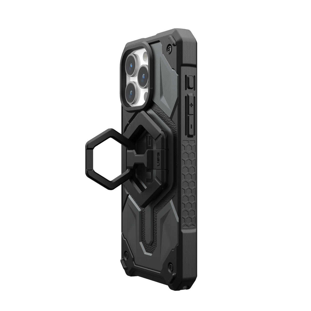 Soporte Magnético URBAN ARMOR GEAR UAG Compatible con MagSafe con Empuñadura de Anillo Metálico Removible y Rotación 360° Ajustable