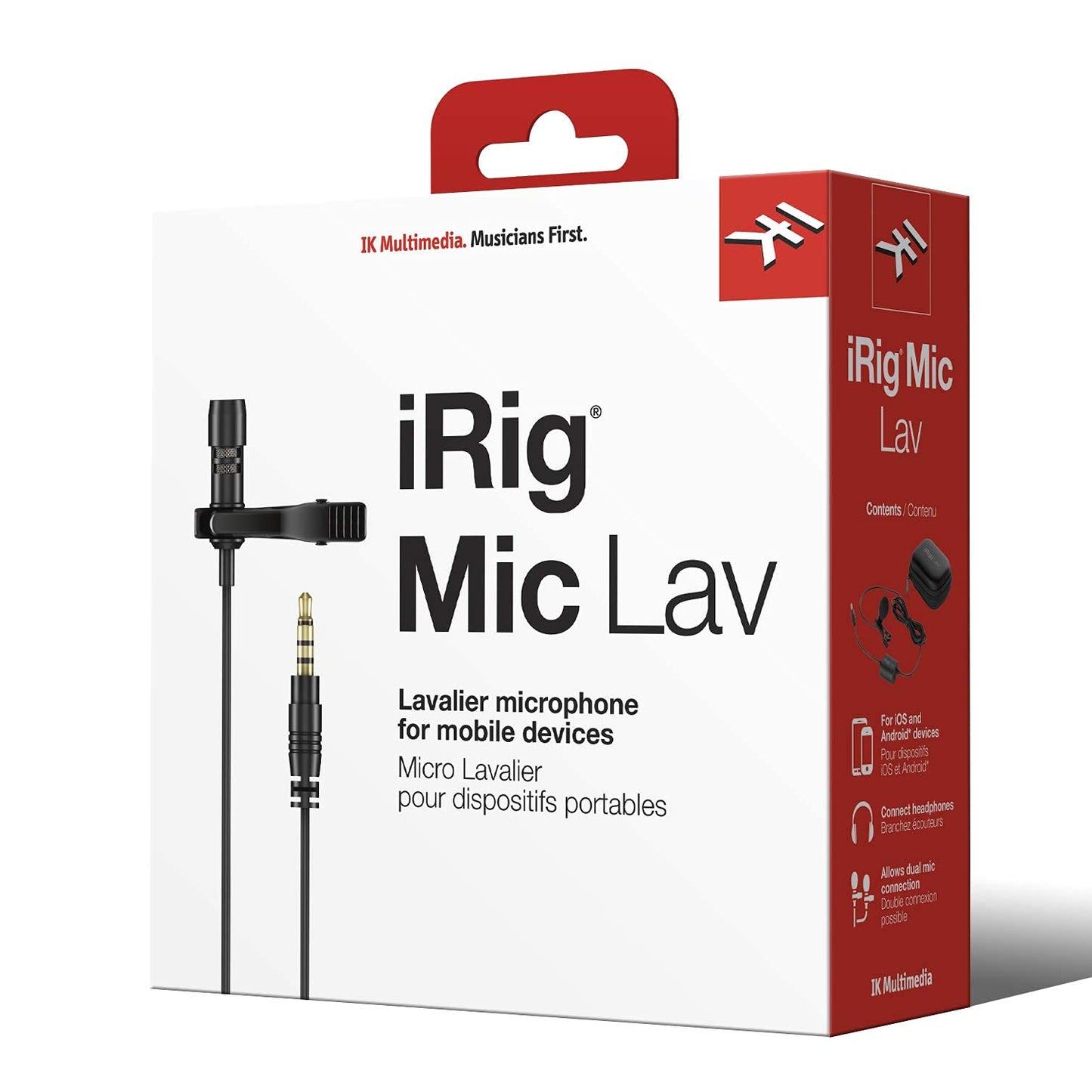 IK Multimedia IP-IRIG-MICLAV-IN Vocal Condenser Microphone