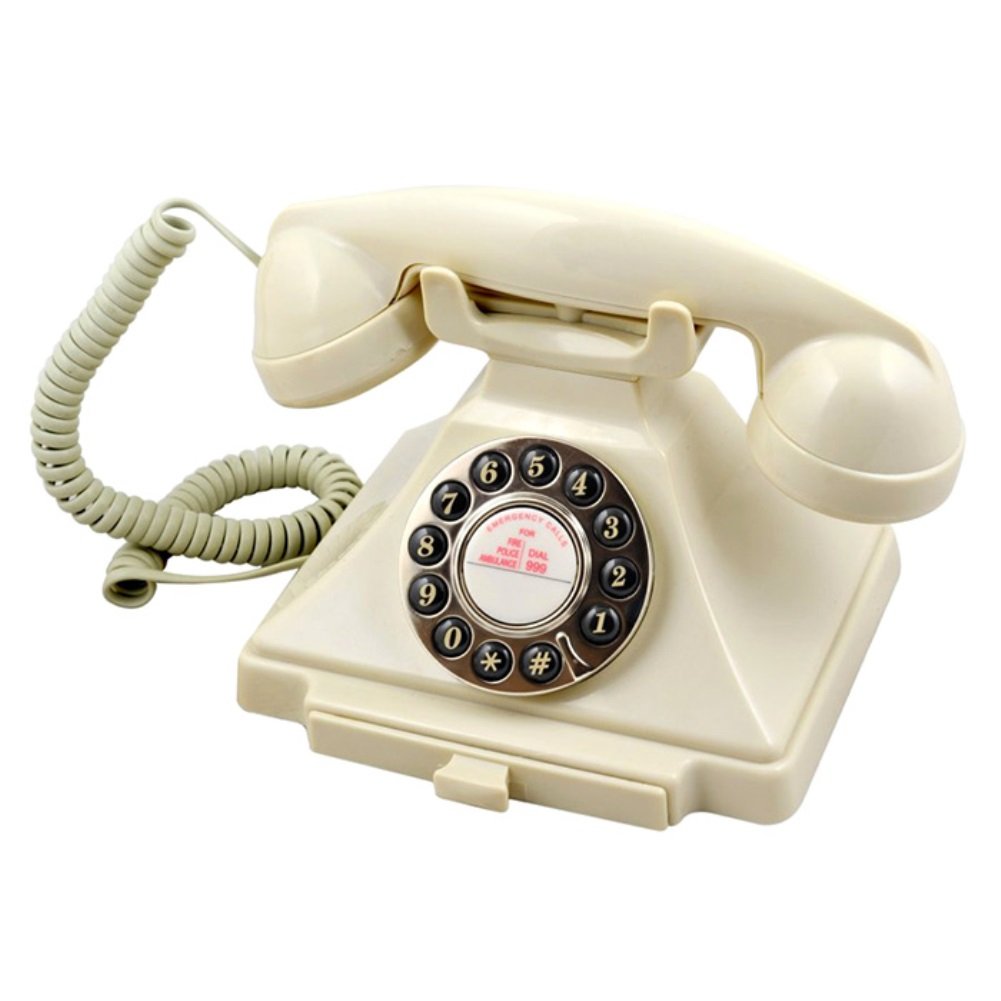 GPO GPOCARRPBIV Carrington Classic Desk Telephone Push Button Ivory