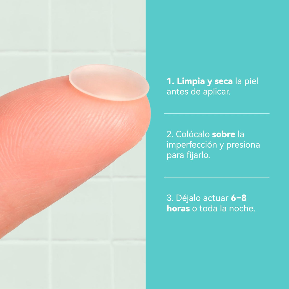 108 Parches para Acné con Hidrocoloide, Parches para Espinillas y Granitos, Invisibles y Ultra Delgados, Protección Día y Noche, 8mm y 10mm – Everglow Skin Solutions