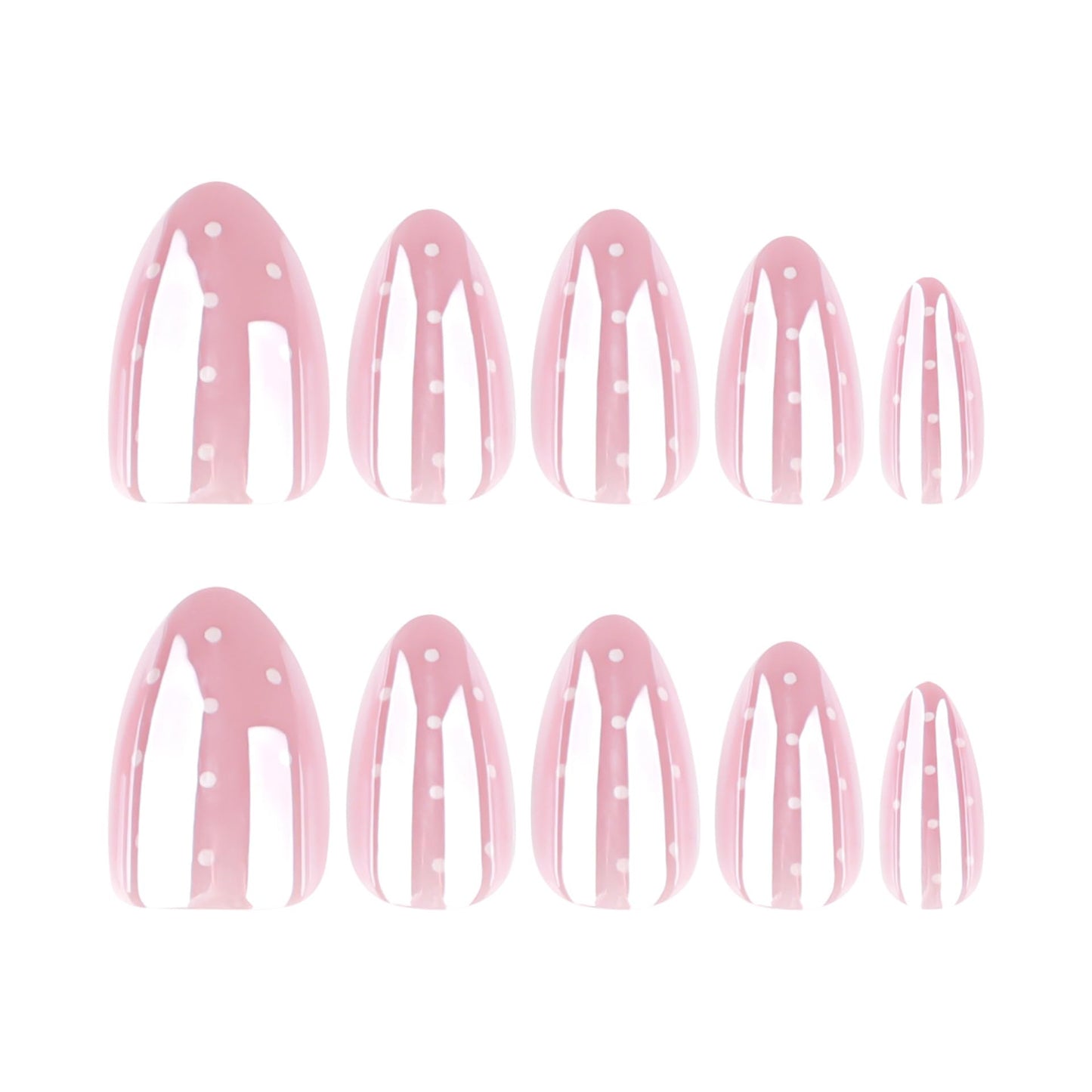 Woakess False Nail 1ml 24 Piezas U?as Postizas Cortas Largas