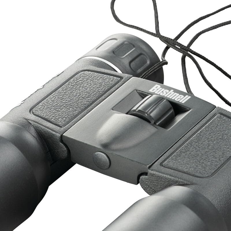 Bushnell | Binoculares Powerview Prisma Roof | 16x32 mm | Binocular Resistentes al Polvo y Salpicaduras | Negro
