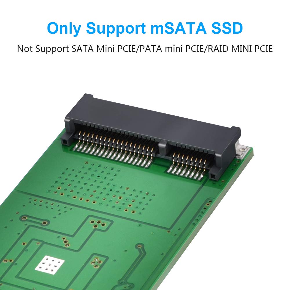 Adaptador mSATA a USB 3.0 ELUTENG Mini Convertidor SATA Disco Duro Externo Portátil