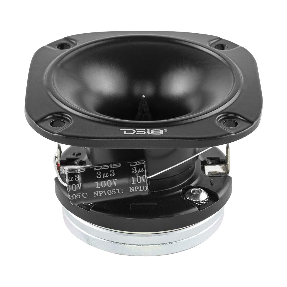 DS18 Pro-TWN2 Driver híbrido de neodimio de Alta compresión de 3 Pulgadas, Altavoz de Agudos Super Bullet de 200 vatios, 1 Pulgada fenólico de 4 ohmios Vc, 1 Altavoz