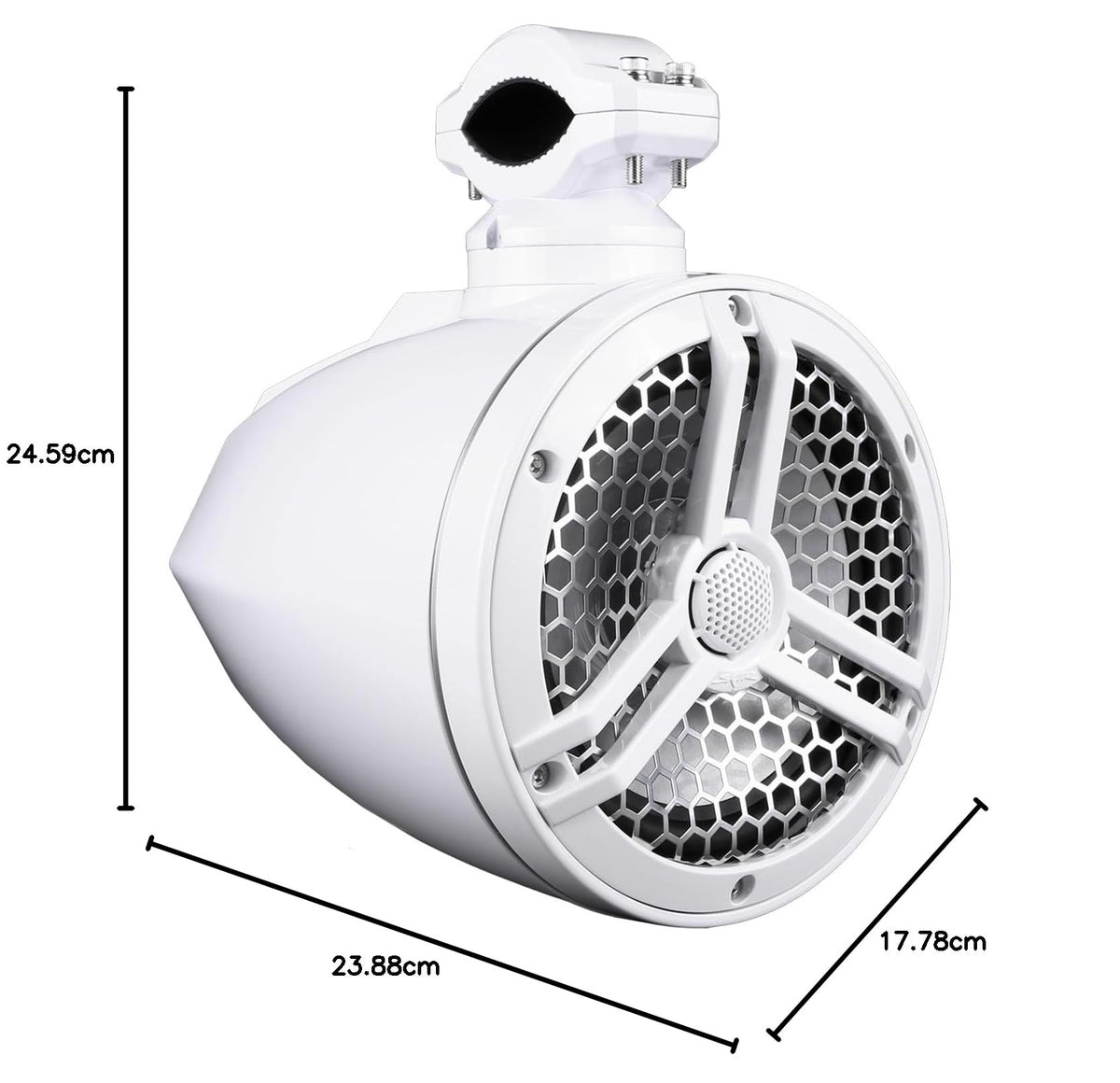 Altavoces Coaxiales Skar Audio Blanco de Torre 16,5 cm 2 Vías Rango Completo