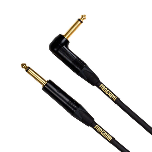Cable Instrumento Mogami Gold 10R Recto a R/A 10 Pies