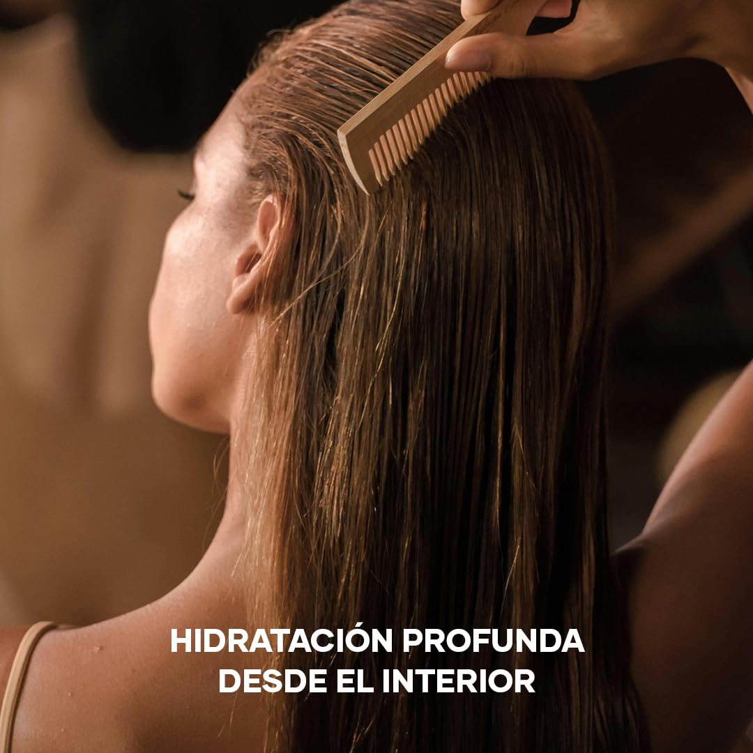 Shampoo y Acondicionador en Barra AMAI Natural – Hidratante y Reparador, Cabello Seco o Maltratado, Con Karité, Rosas y Almendras – Sin Sulfatos, Vegano