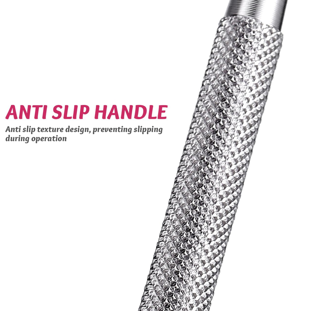 Uonlytech Juego de 4 Herramientas Triangulares para Limpiar Cutículas Y Uñas, con Cuchara Empujadora Triangular, Limpiador de Uñas, Alicate para Cutículas Y Gel Limpiador.