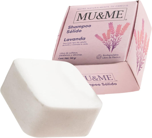 Shampoo en Barra MU&ME Lavanda Hidratante y Anticaída