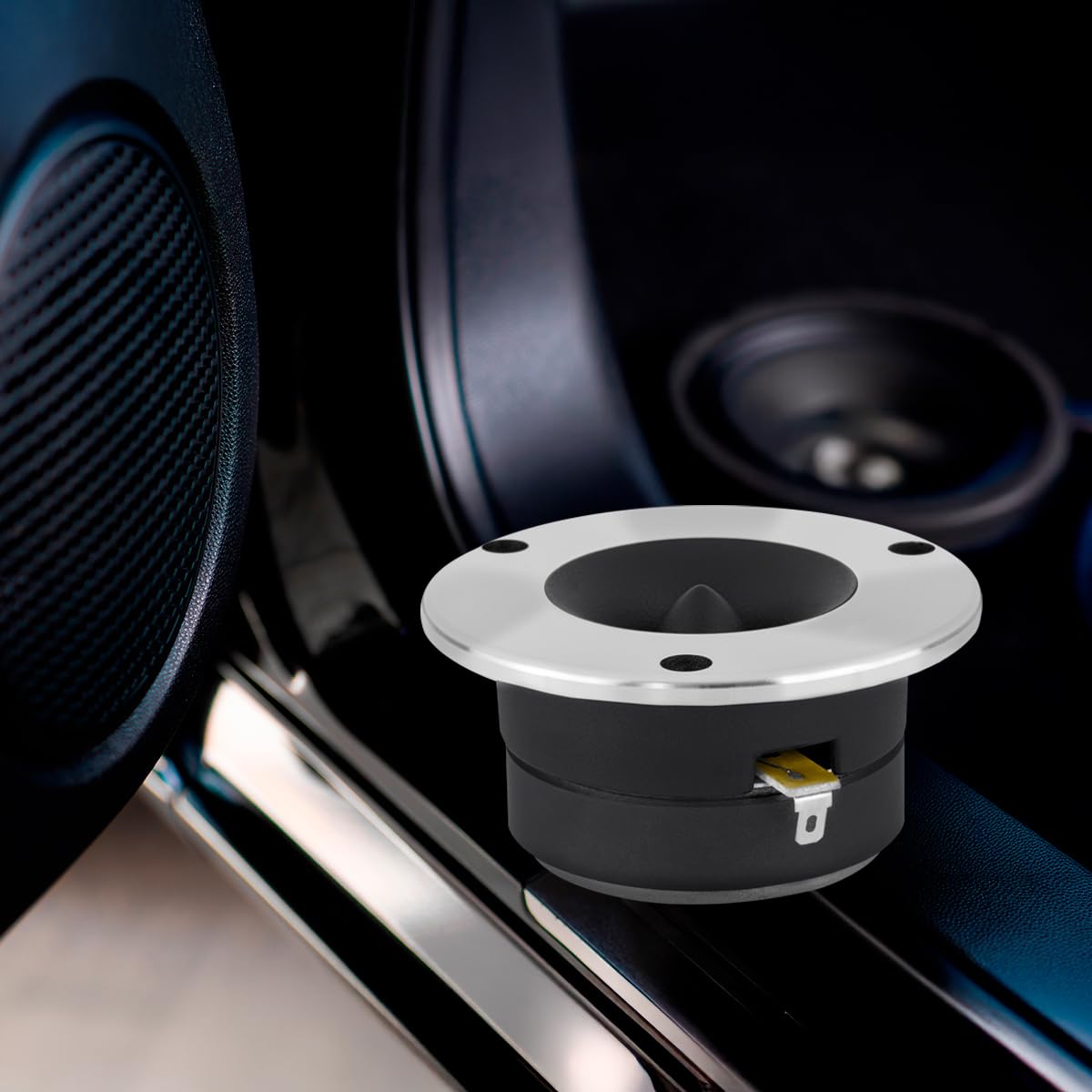 Kaiser Juego de Tweeter Bala 4" 35W RMS Par de Audio Profesional de Alta Calidad TW-2600D
