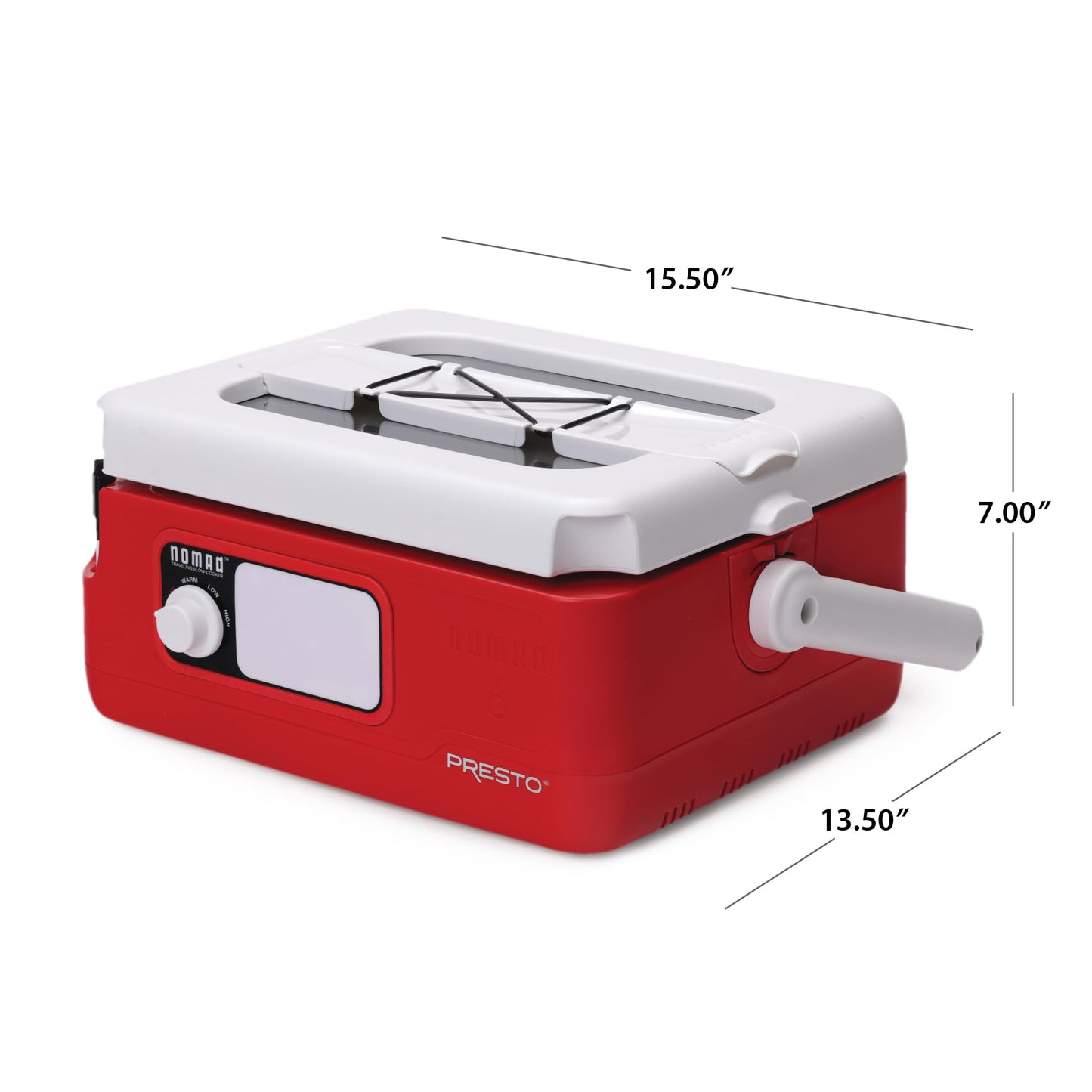 Olla de Cocción Lenta Presto roja