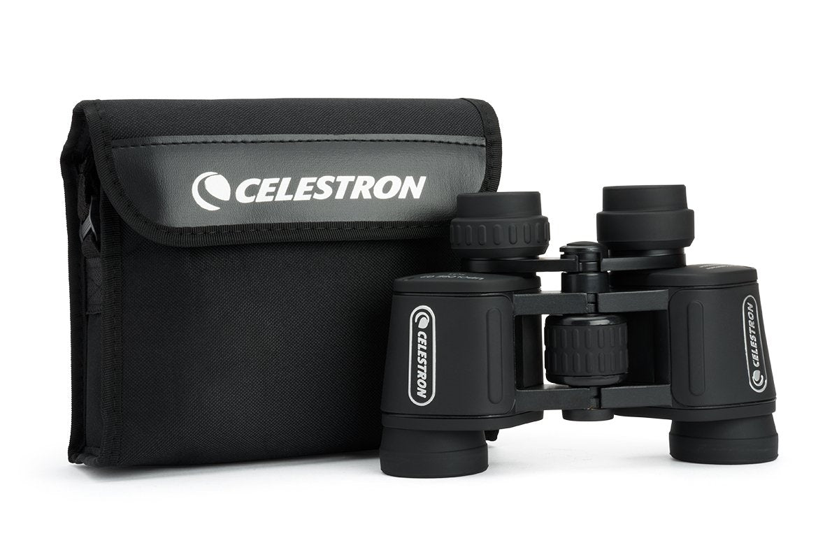 Celestron – Binocular UpClose G2 7x35 – Óptica de Revestimiento múltiple para observación de Aves, Vida Silvestre, Paisaje y Caza, Binocular Porro Prism para Principiantes – Incluye Funda de