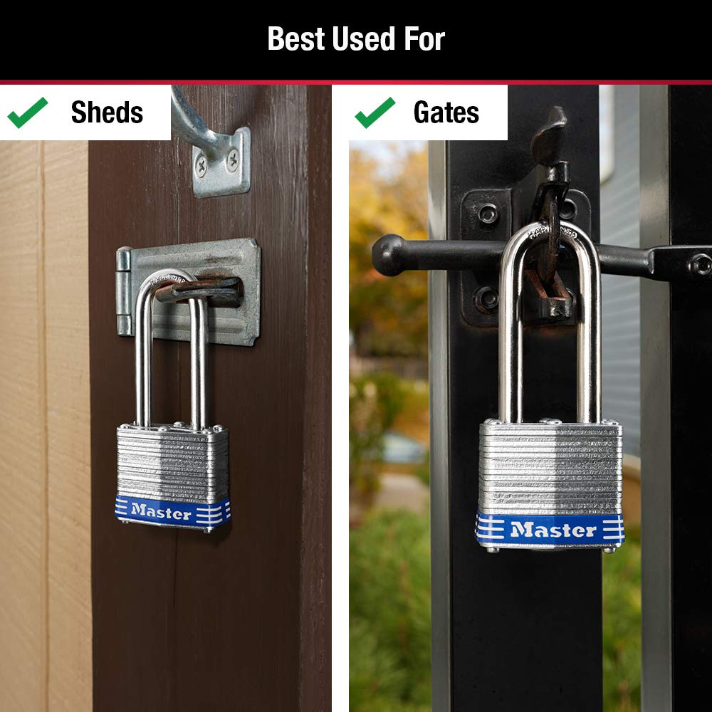 Candado Master Lock acero laminado 1-9/16 pulgadas ancho 3DLH