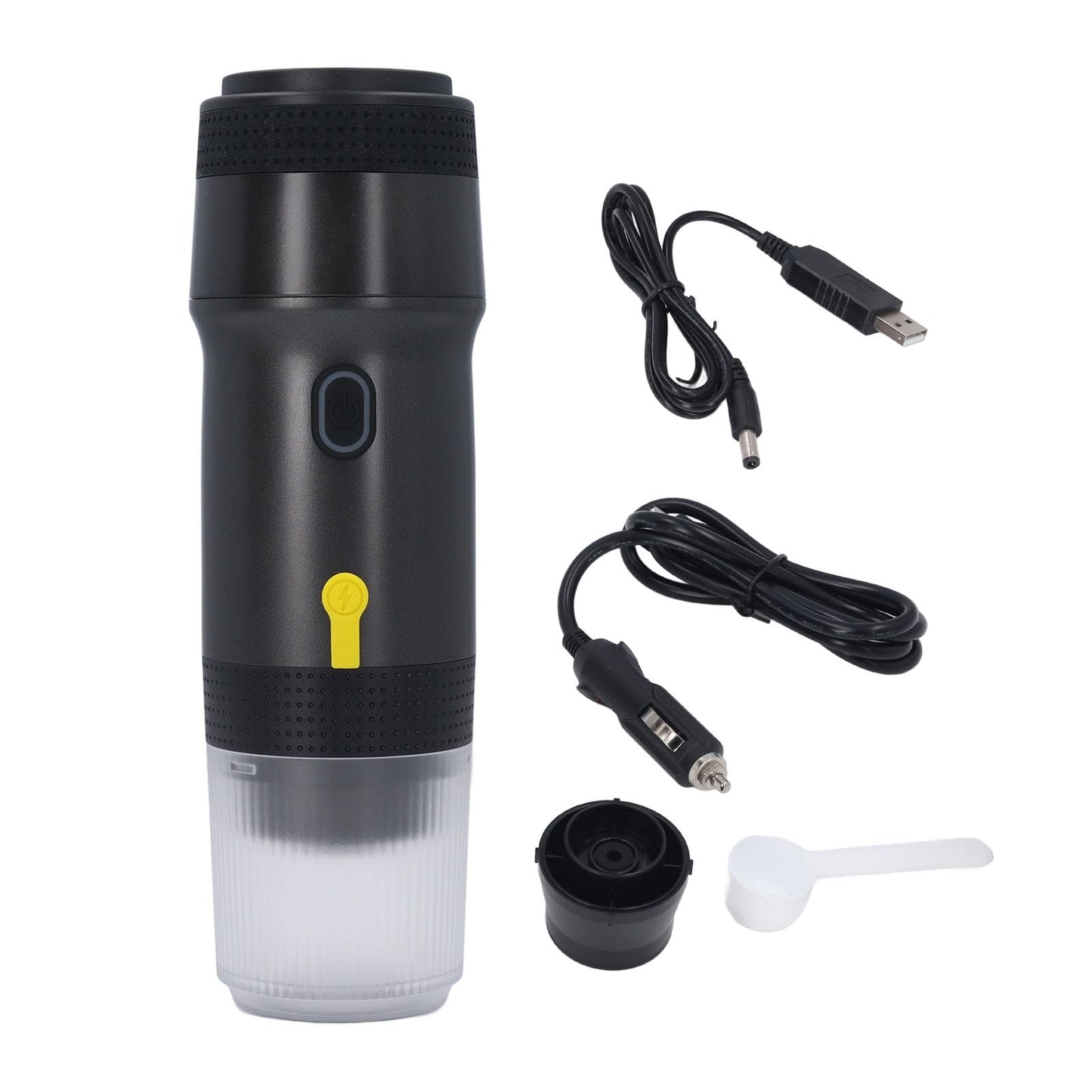 Máquina de café Espresso Portátil, 3 en 1, 20 Bar de Presión, Cargador Coche USB, Máquina de café de Cápsulas Automática, Pequeña de café Expreso de Viaje para