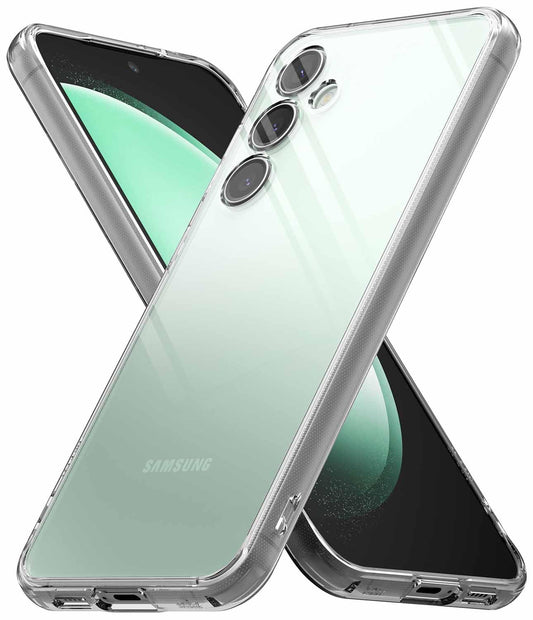 Funda Ringke Fusion Samsung Galaxy S23 FE Transparente con Agujeros para Cuerda
