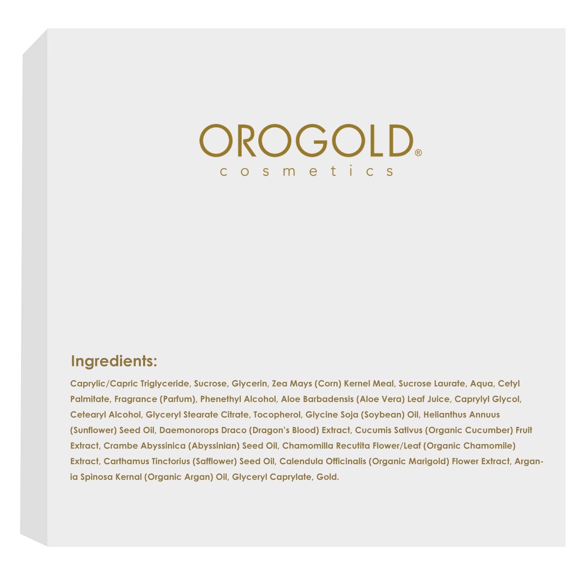 Exfoliante Corporal Clásico OROGOLD Cosmetics Blanco 24K