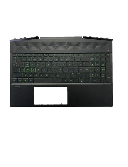 Reposamanos Retroiluminado Verde para Teclado HP Gaming Pavilion 15-DK 15-DK0126TX TPN-C141