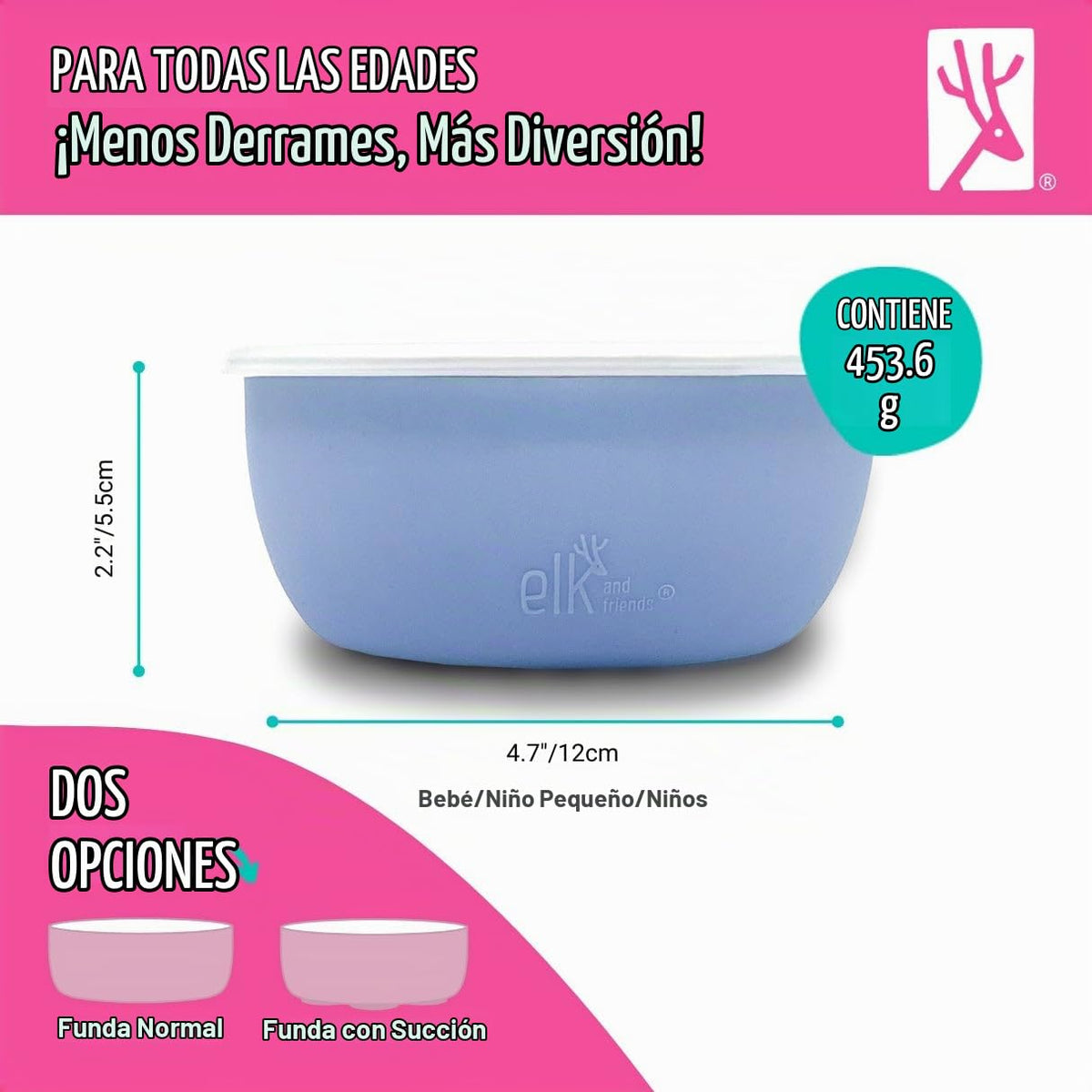 Cuencos de acero inoxidable