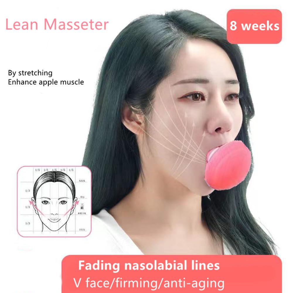 Dlmlemu 3 ejercitadores faciales y de cuello para mujeres, reafirmantes faciales en forma de V, para papada, eliminan pliegues nasolabiales y reafirman la piel facial, herramienta portátil antiarrugas