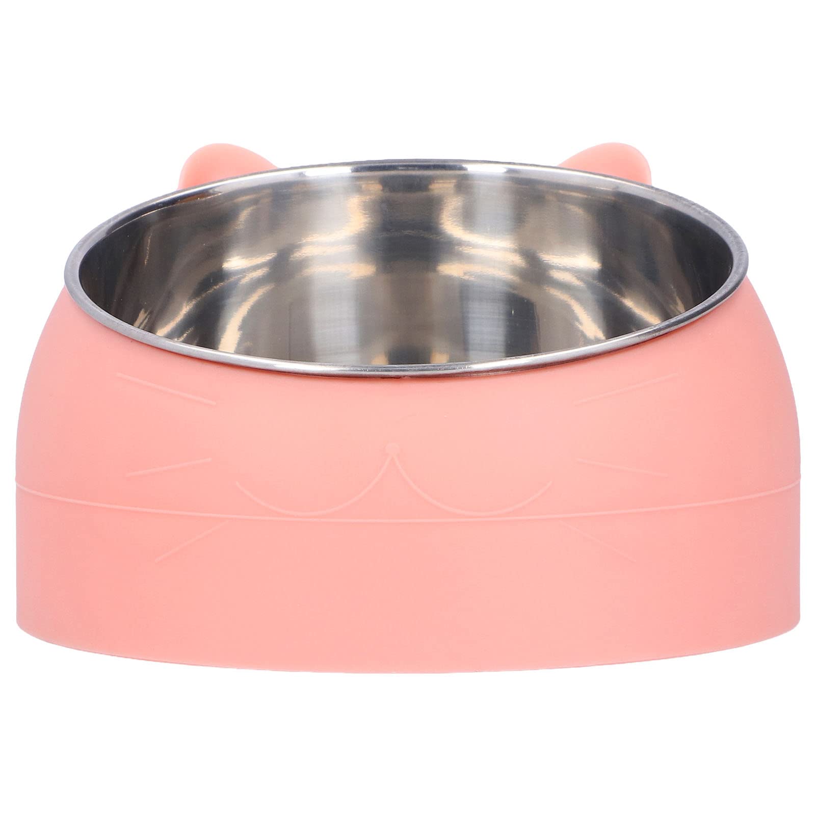 GLOGLOW Cuenco para Mascotas con Calefacción, Temperatura de Acero Inoxidable Tazón de Comida para Gatos Tazón de Calentamiento para Mascotas Perro Gato Calentador de Agua Térmico Tazón para Gatos