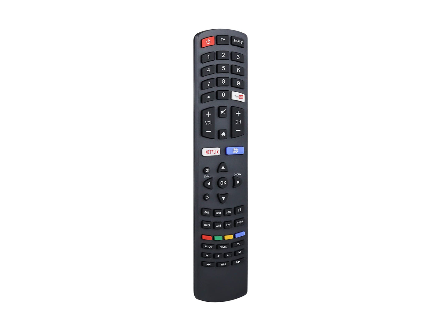 Control Remoto Quasar Smart TV Pantalla LED 4K