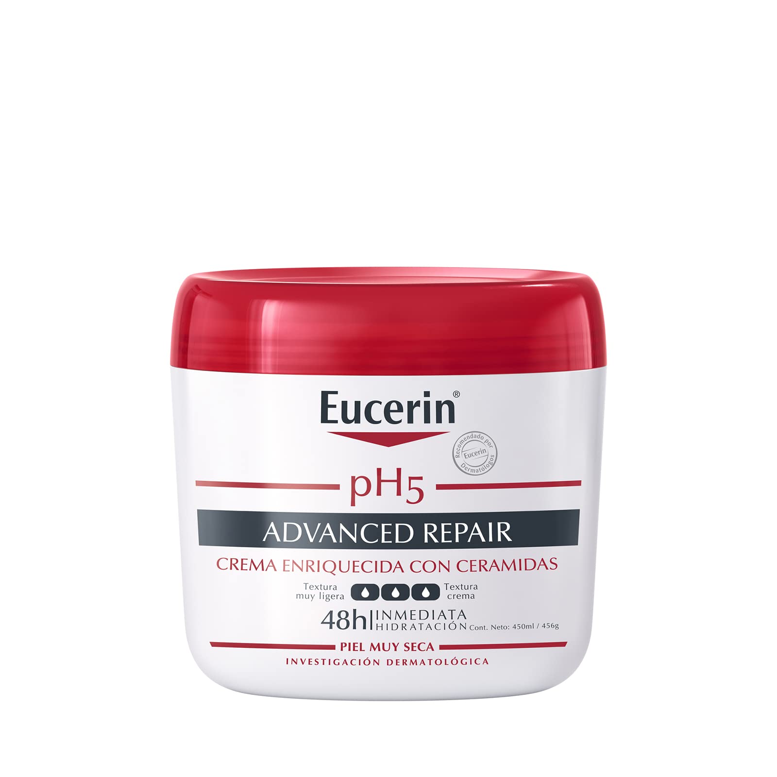 Eucerin Crema facial hidratante noche anti manchas Anti Pigment, 50ml + Crema Intensiva Ph5 Advanced Repair, 450 Ml, color, 450 ml, pack of/paquete de