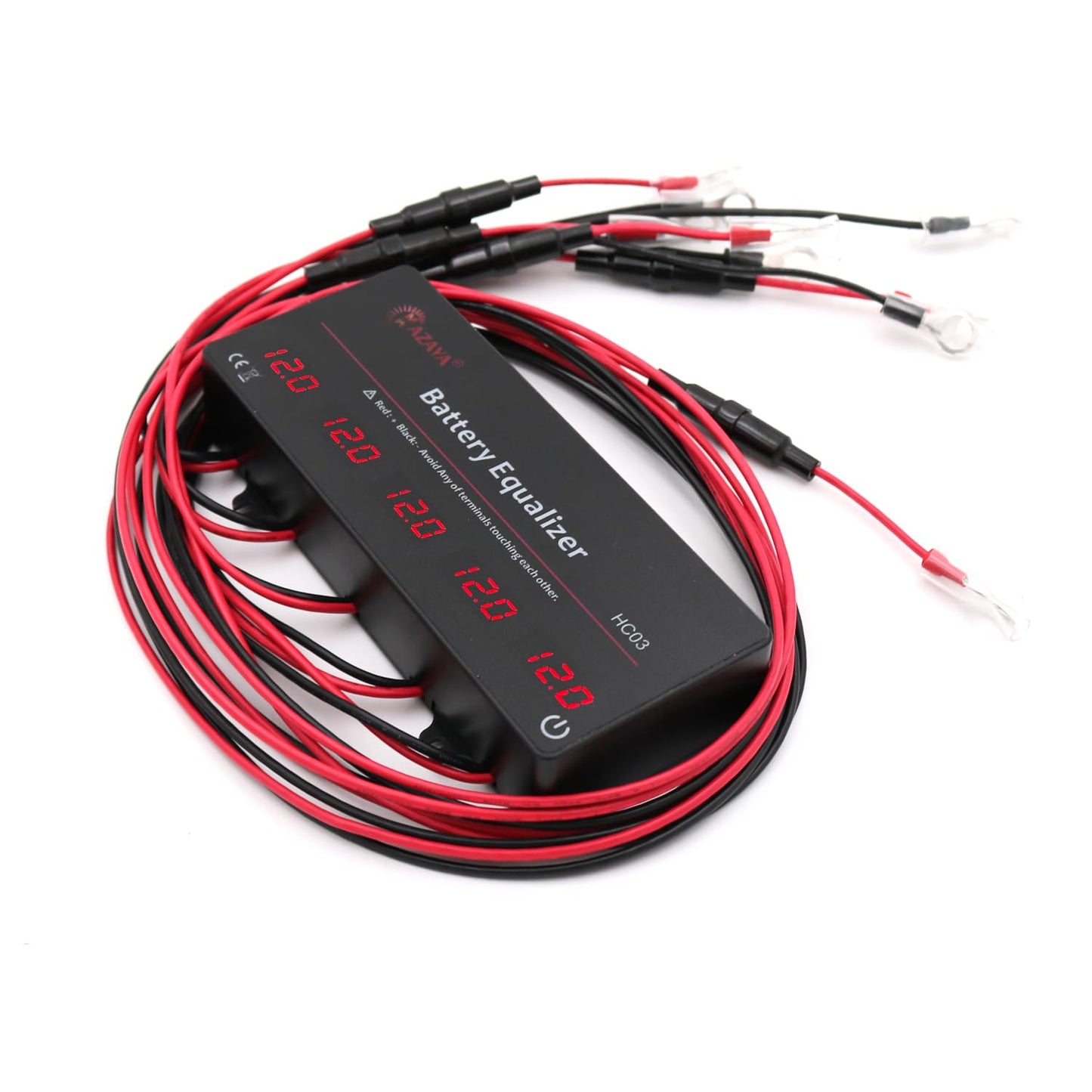 MAZAVA HC03 - Ecualizador de batería para baterías de 12/24/36/48V/60V equilibrador de voltaje 5S interruptor táctil activo de plomo ácido driver de batería