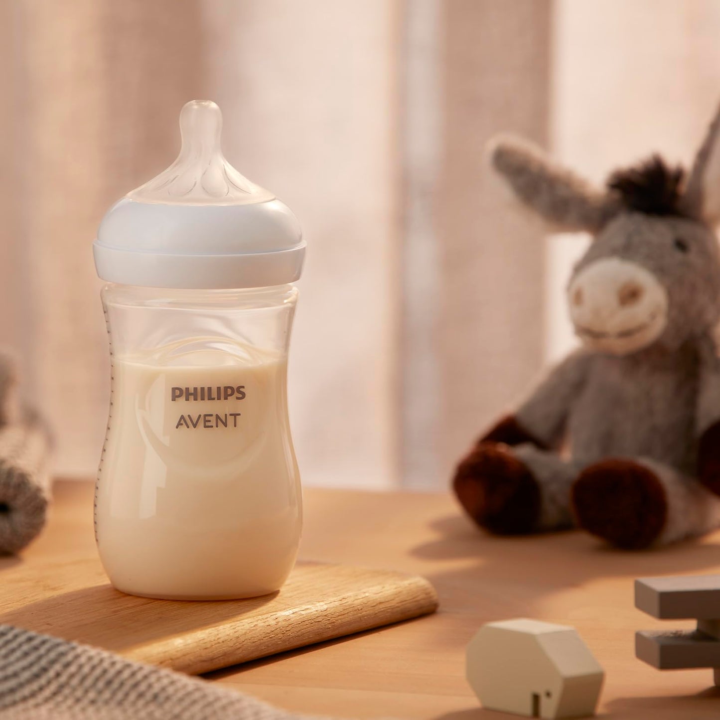 Biberones Avent Philips Natural Response Azul, 4 Biberones 9 oz/260 ml