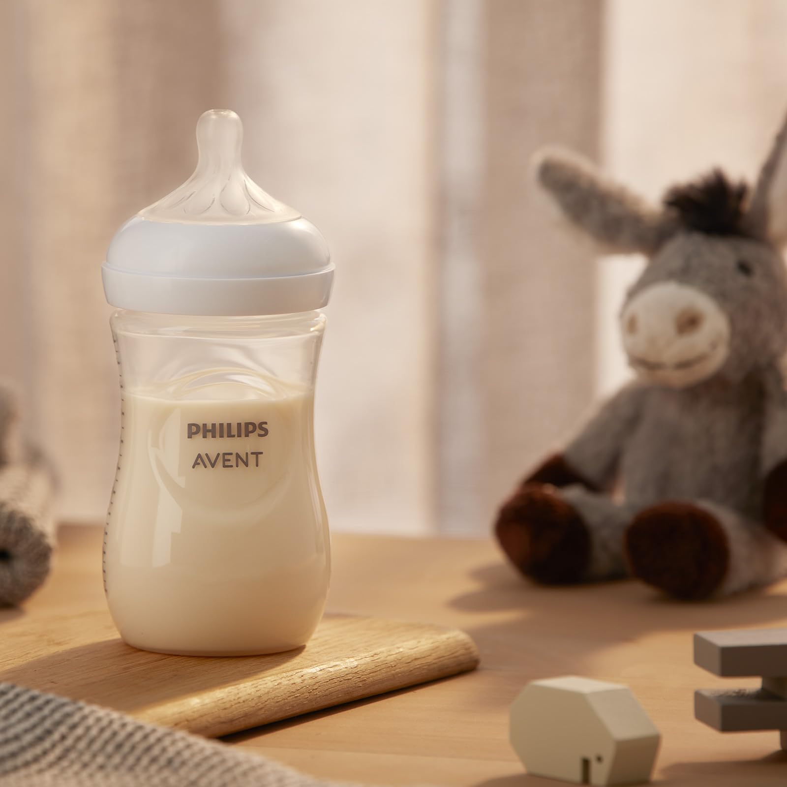 Biberones Avent Philips Natural Response Azul, 4 Biberones 9 oz/260 ml