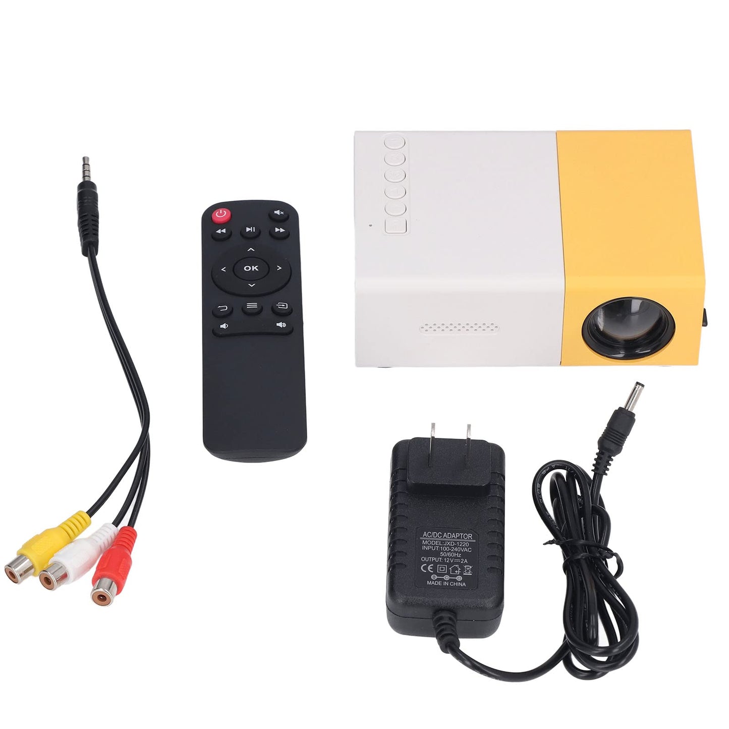 Mini Proyector Portátil, Proyector de Cine Digital, Pantalla Grande de 24 a 60 Pulgadas, Resolución 1920x1080, Proyector de Vídeo Inteligente para el Cine en Casa Película al Aire Libre(#1)