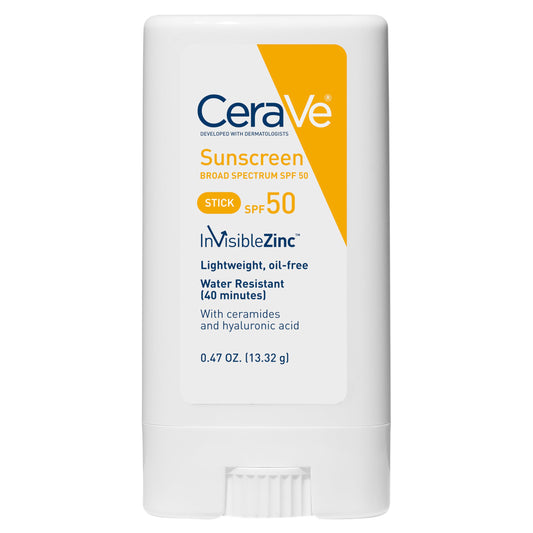 CeraVe - Protector solar en barra SPF 50, 0.47 oz.