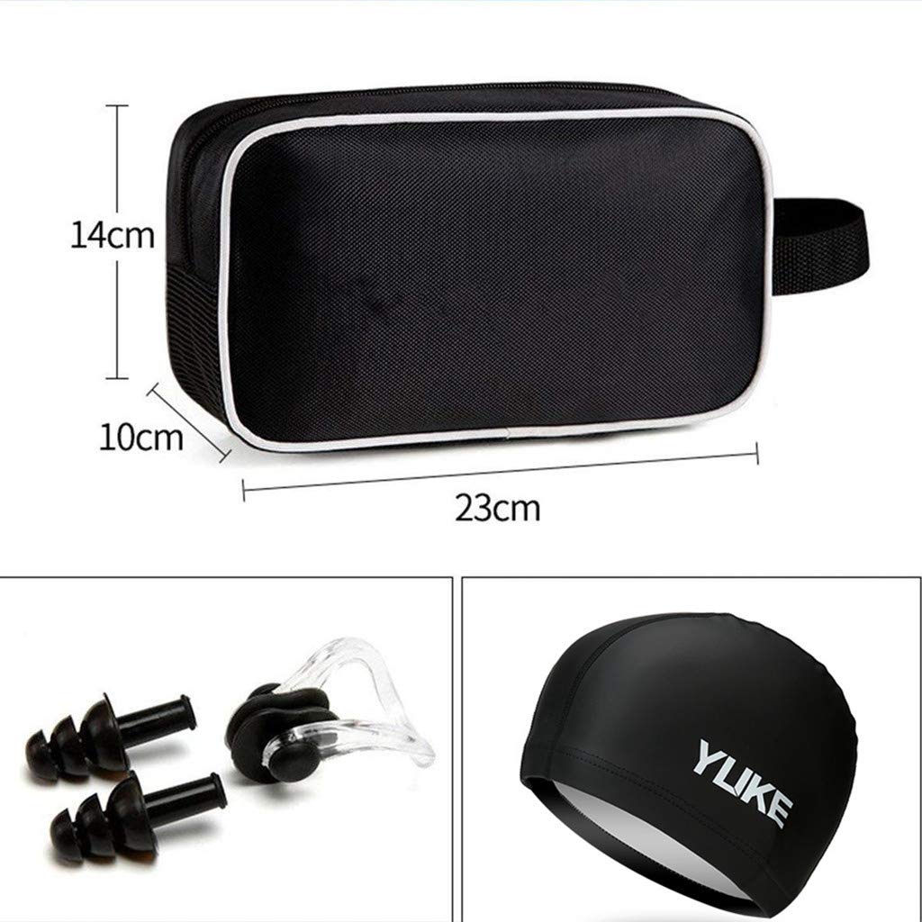 Kit de Natación Yarratech Negro Completo para Adultos y Niños