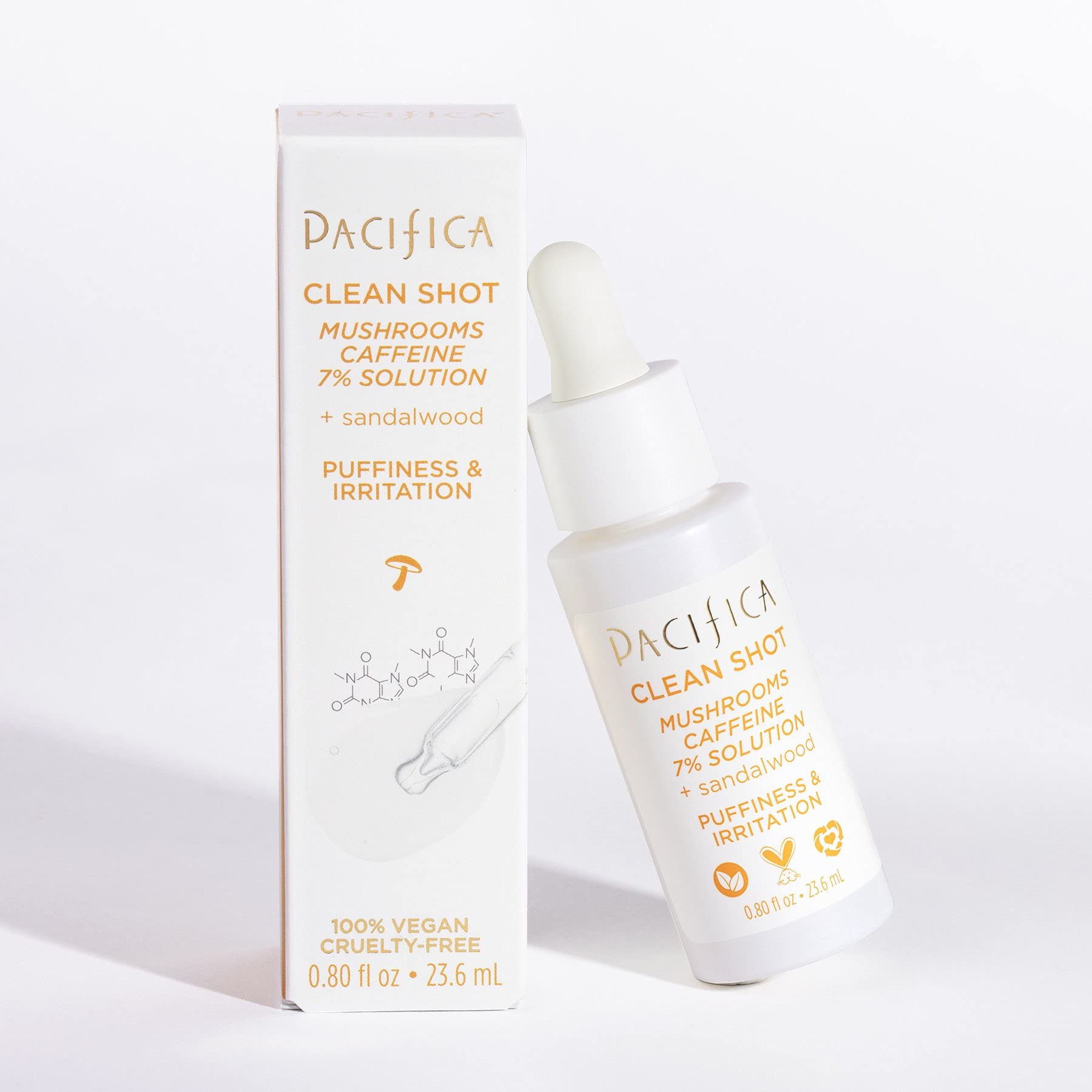 Suero Pacifica Clean Shot Hongos + Cafeína 7% – 24 m