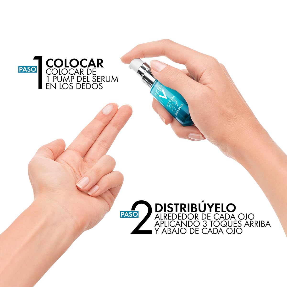 Tratamiento para Contorno de Ojos con Ácido Hialurónico Vichy Minéral 89 15ml