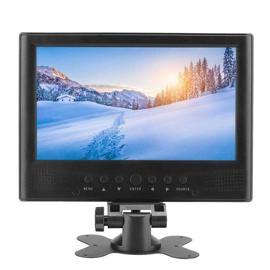 S erounder TV Digital portátil, 9 Pulgadas 16: 9 LED 1080P de Mano ATSC Reproductor de televisión de TV Digital para Coche con Cargador de Coche de 12 V y Soporte para Cocina de Dormitorio