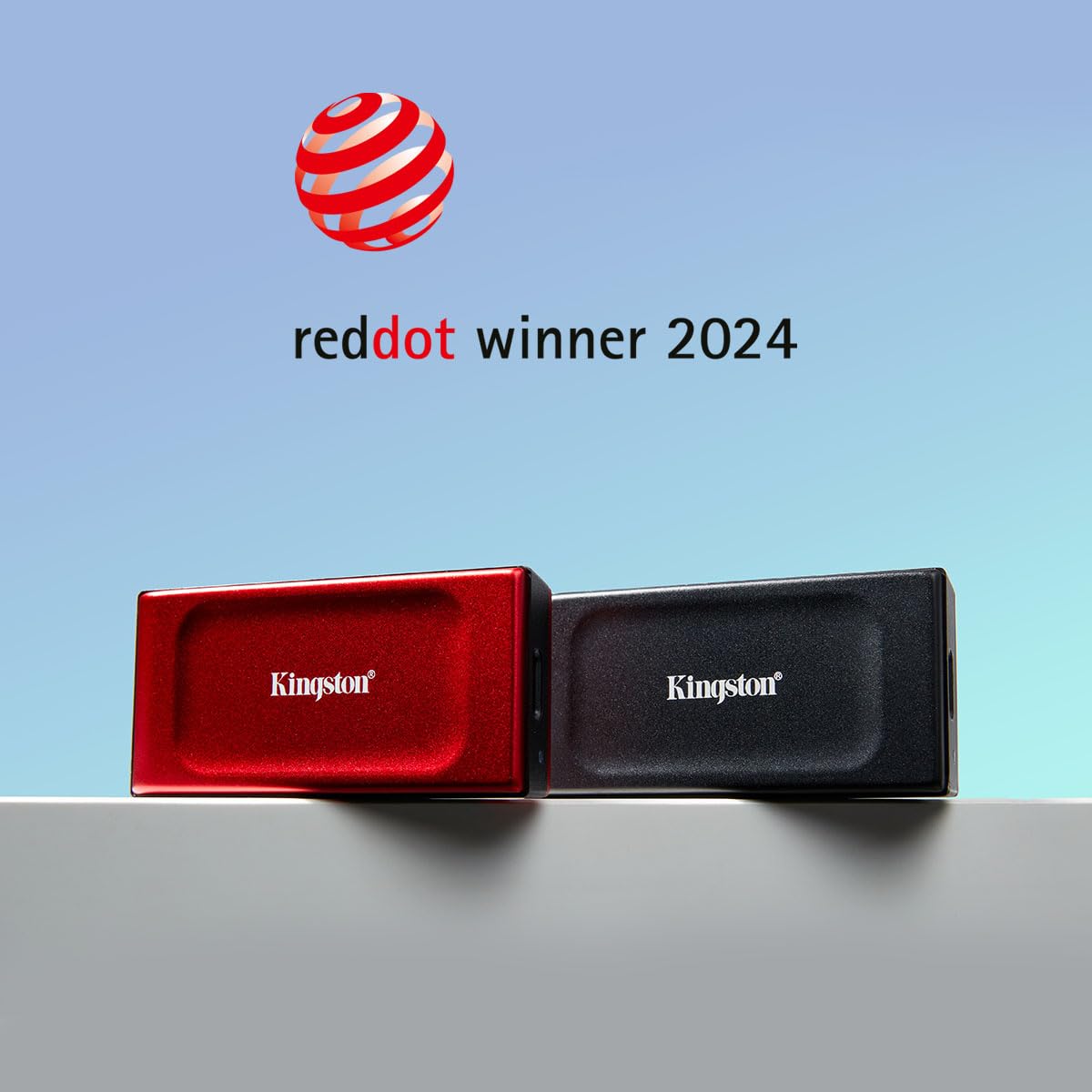 Kingston SSD Externo XS1000R, Capacidad: 1000GB, USB 3.2 Gen 2, Lectura: 1050MB/s, Escritura: 1000MB/s, Color: Rojo, SKU: SXS1000R/1000G