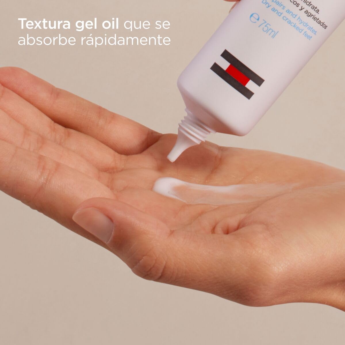 ISDIN Ureadin Podos Gel Oil, Repara e hidrata los pies secos y agrietados, 75ml