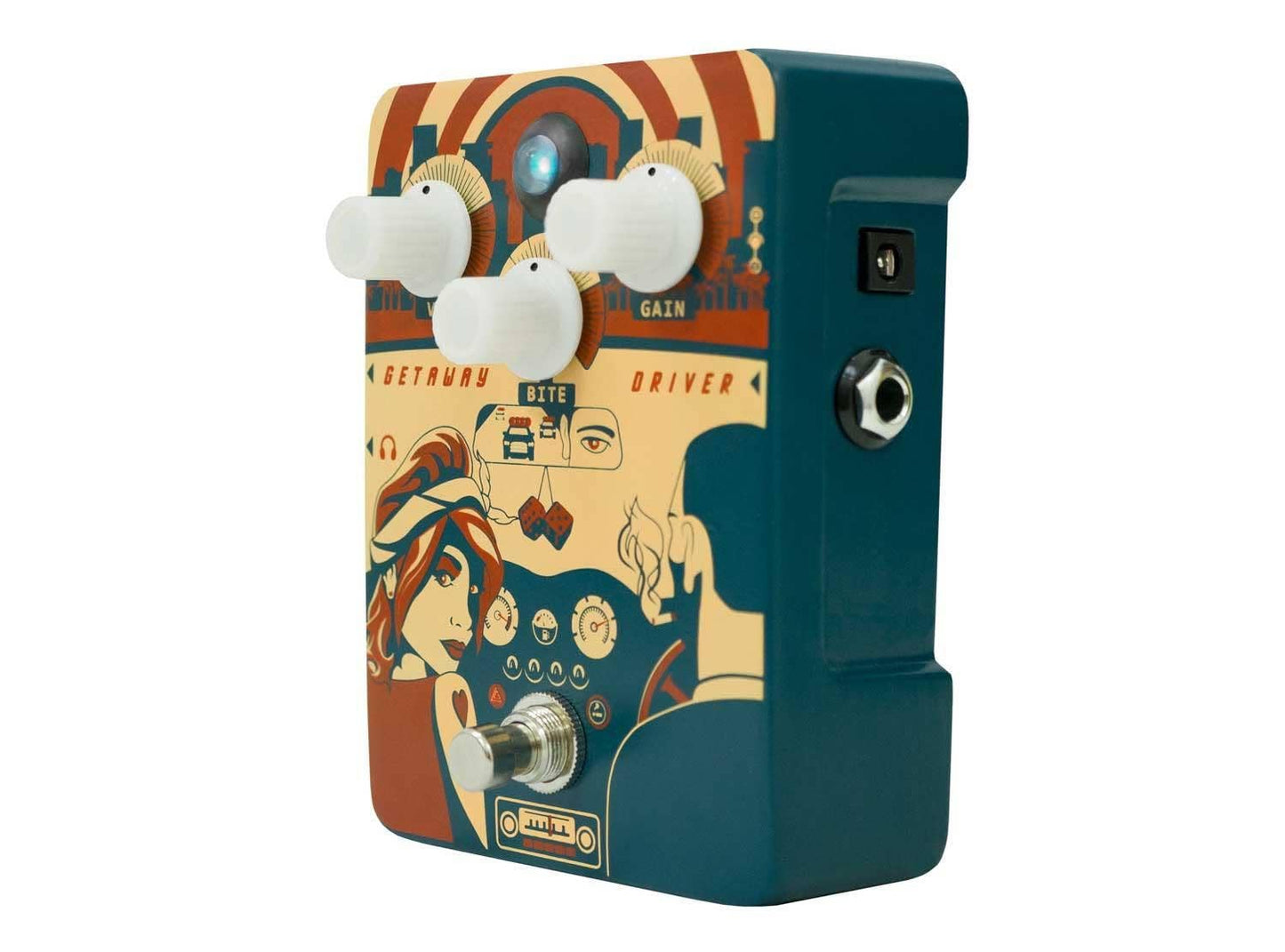 Pedal de Efectos de Guitarra Orange Getaway Driver '70s Overdrive Amp-In-A-Box