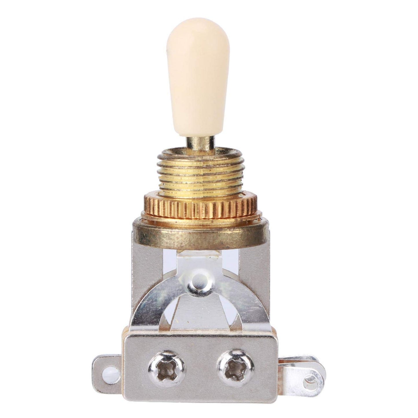 Okuyonic Selector de pastillas portátil con interruptor de tres posiciones, Interruptor Selector de Palanca para cualquier técnico de guitarra para guitarristas(Yellow hat)