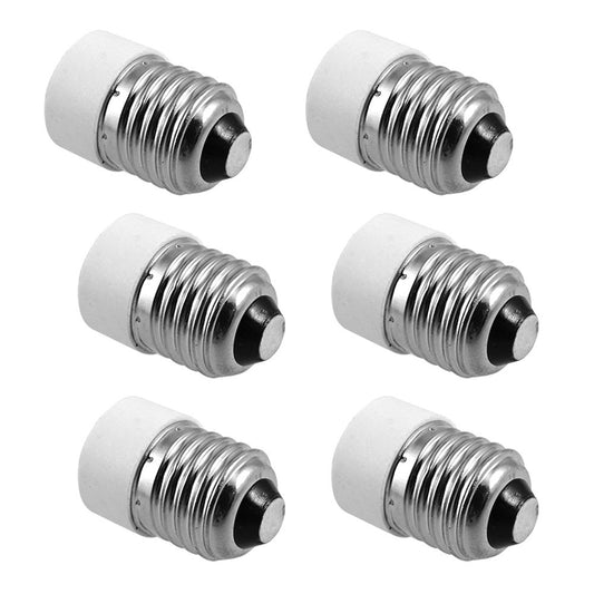 Fineled 6pcs Generic E26 E27 Socket To E14 Base Screw Led Light Lamp Bulb... New