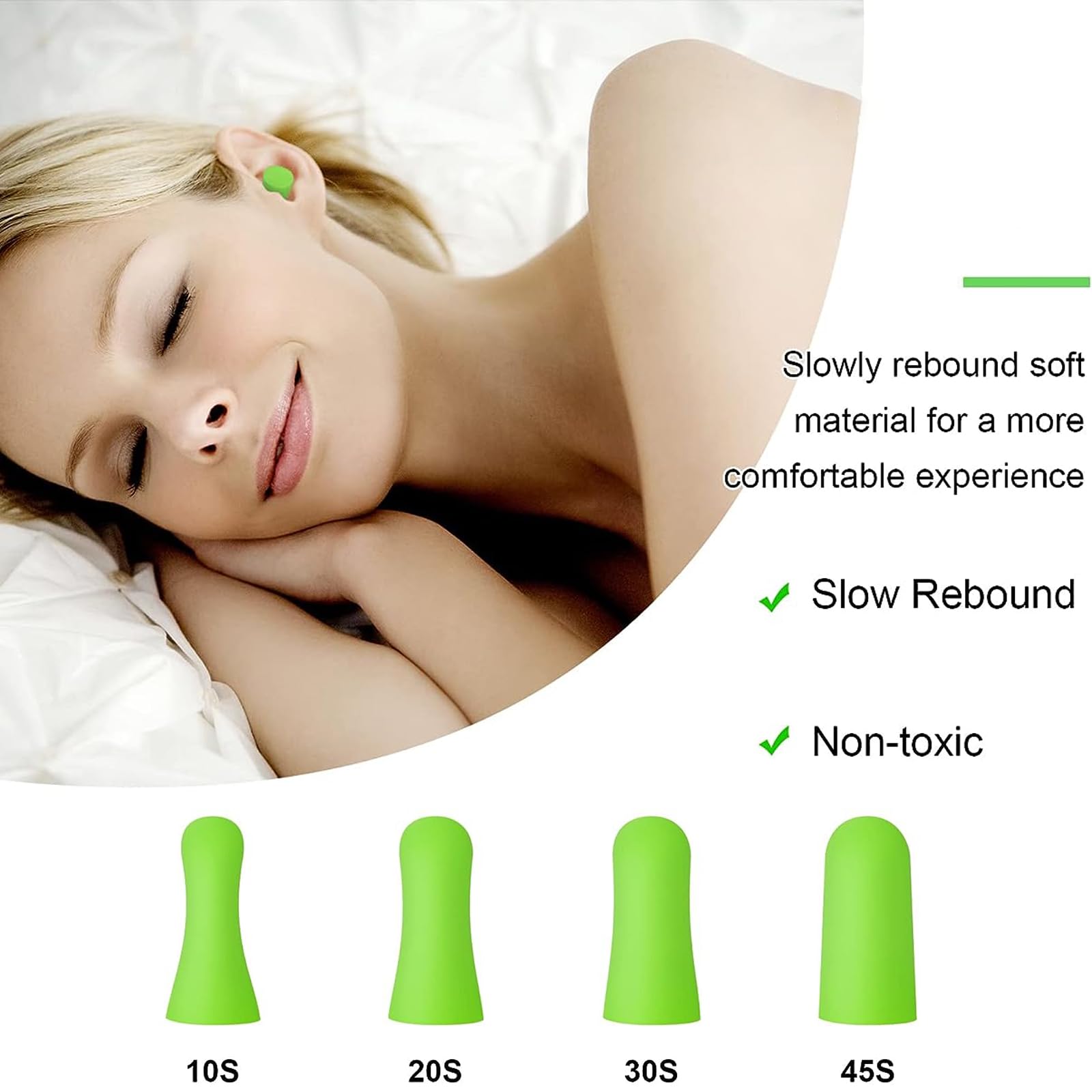 Tapones Para Oídos Quiet Suaves Para Dormir y Viajes