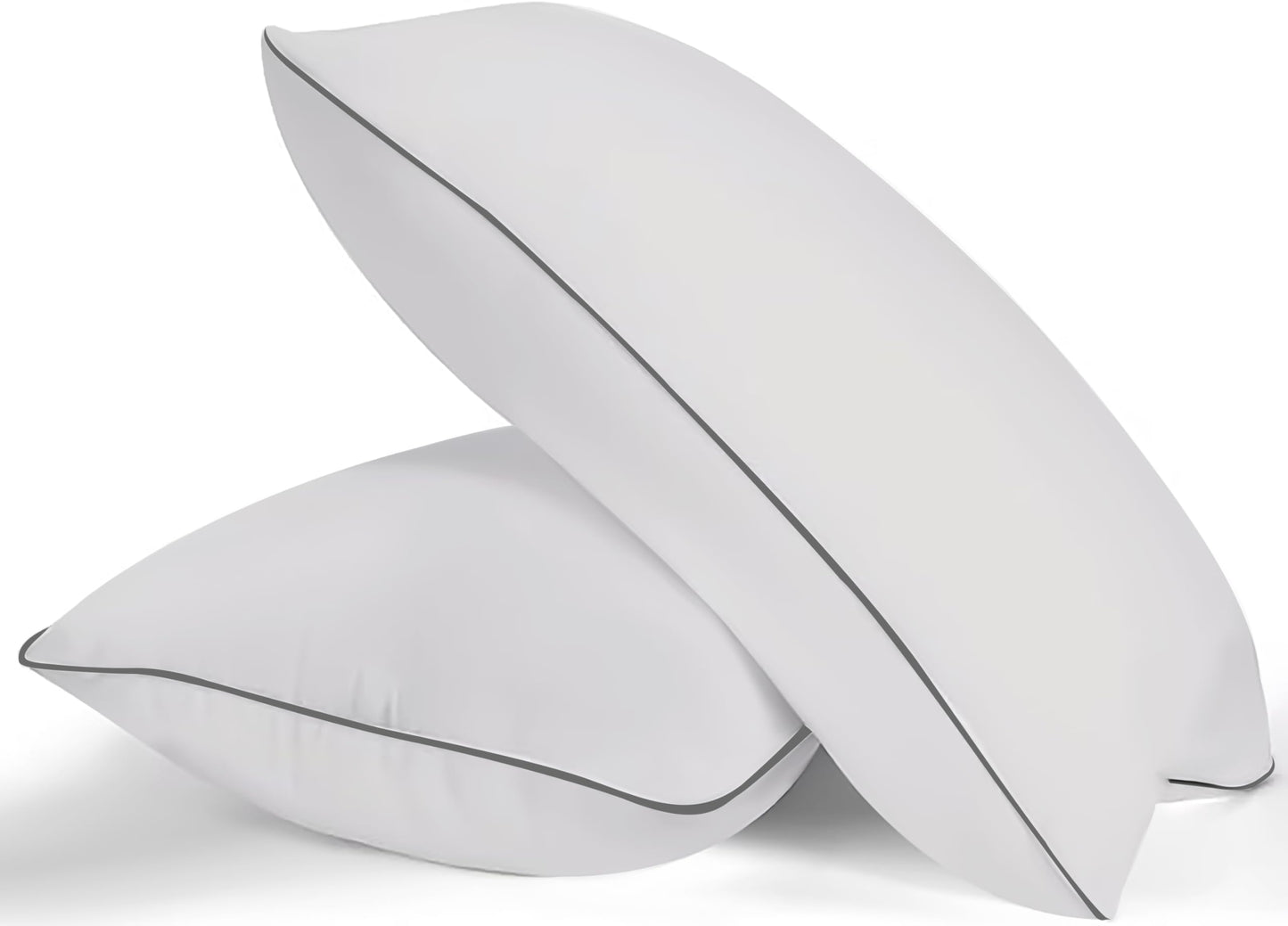 Almohadas TESSO HOME Gris Firmeza Media Hipoalergénicas y Antiácaros King Size