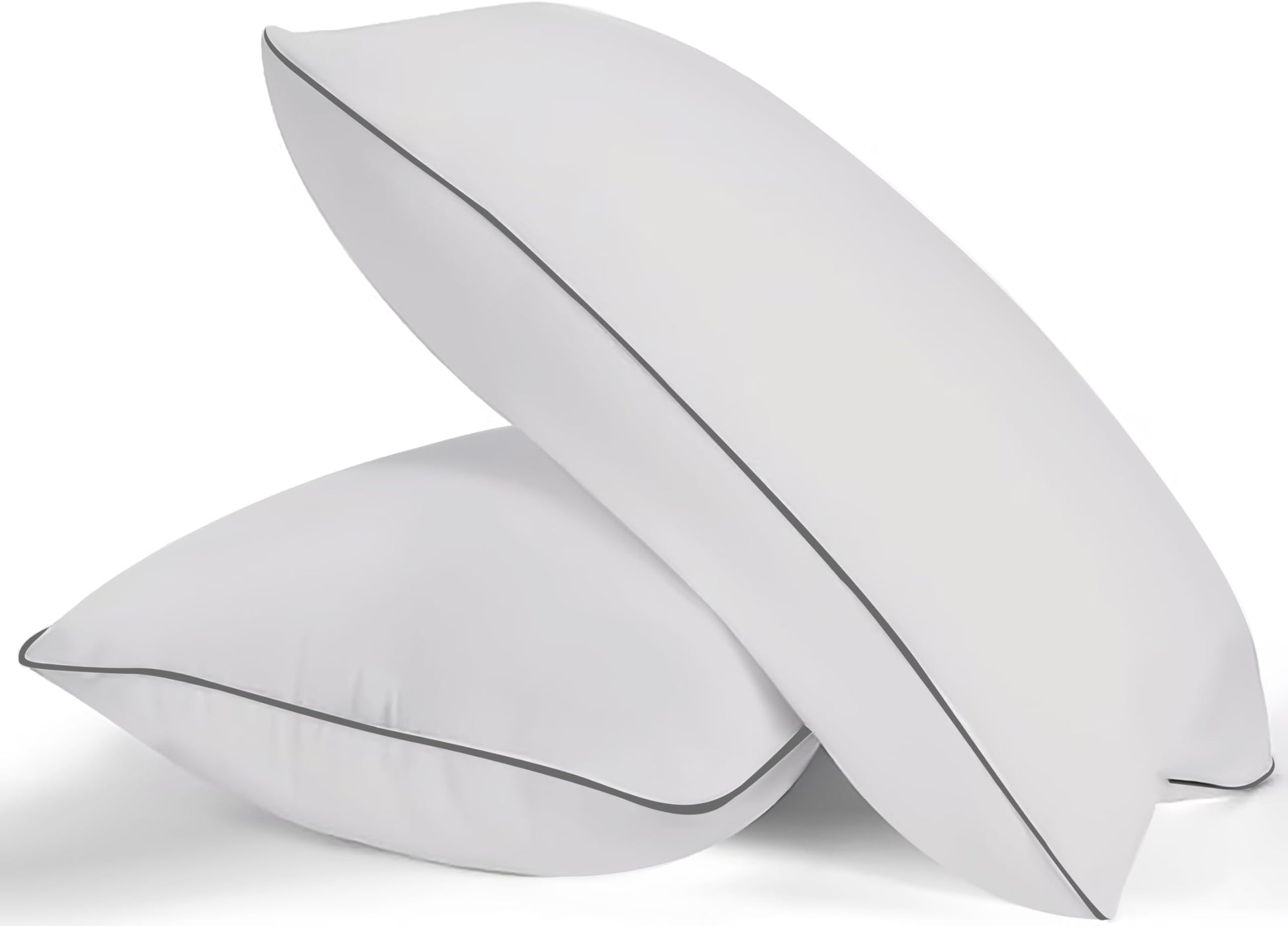 Almohadas TESSO HOME Gris Firmeza Media Hipoalergénicas y Antiácaros King Size