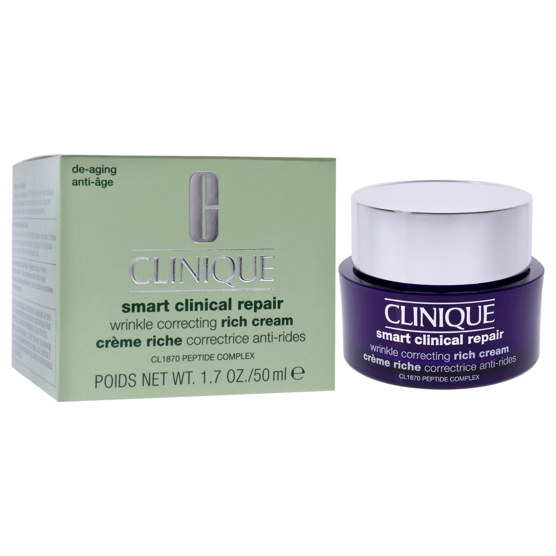 Clinique Smart Clinical Repair Wrinkle Correcting Rich Cream for Women 1.7 oz Cream