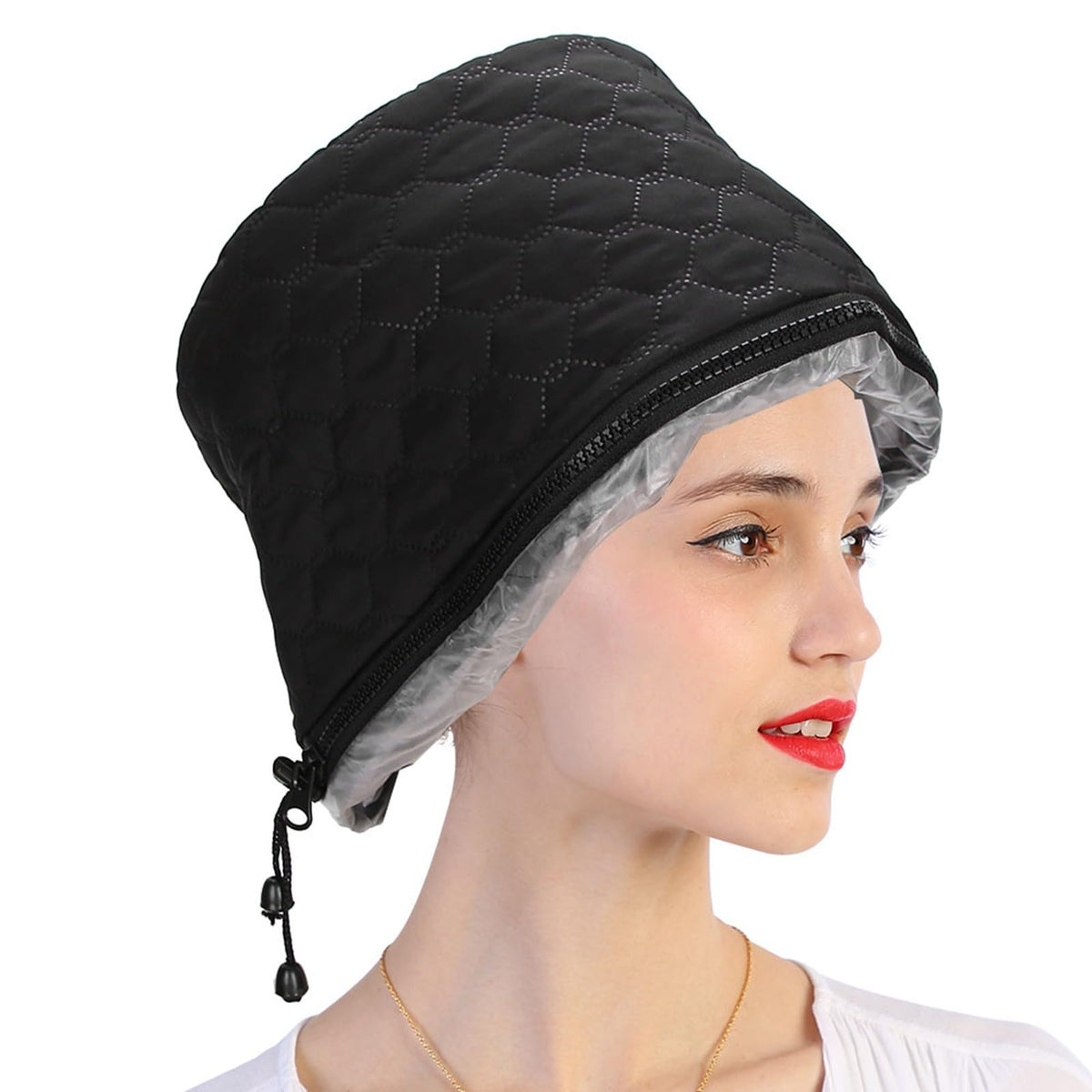 Gorro de Tratamiento con Aceite Caliente,Gorro Calefactor Eléctrico Doméstico con Temperatura Ajustable de 3 Engranajes, Gorros Calefactores Inteligentes con Control de Temperatura