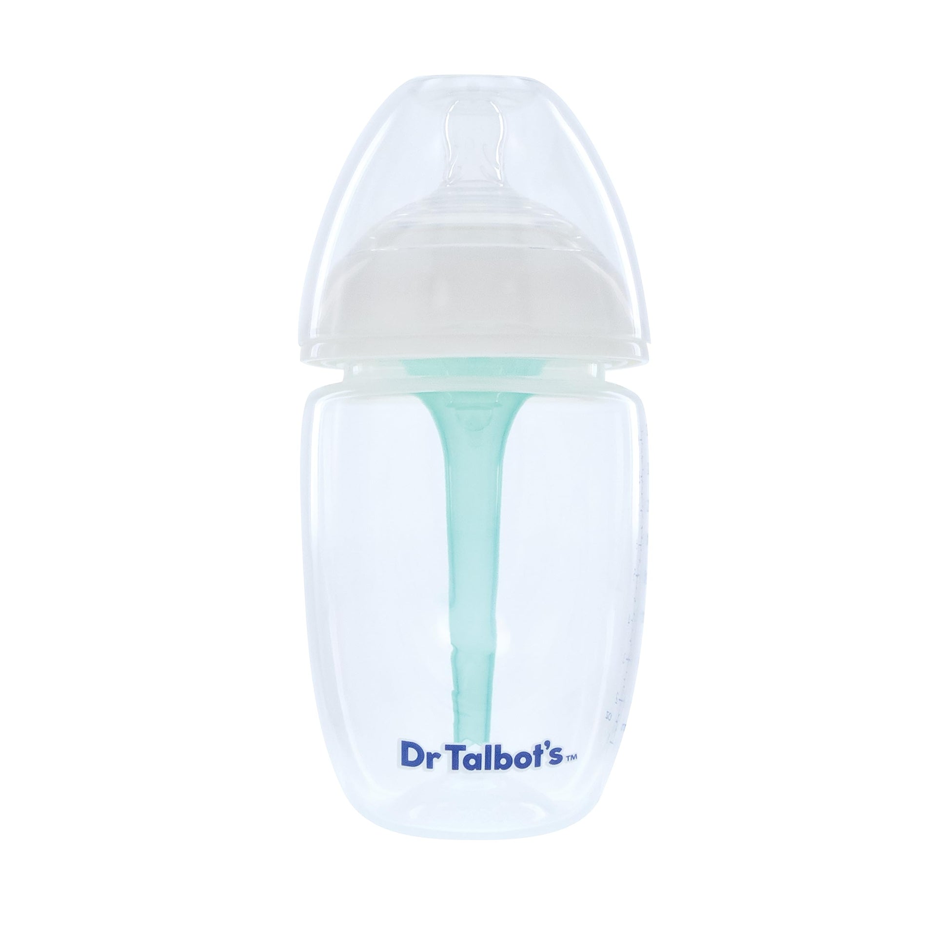 Biberones Anticólicos Dr. Talbot's 9 Onzas Autoesterilizantes con Pezón Flexible y Flujo Lento para Recién Nacidos