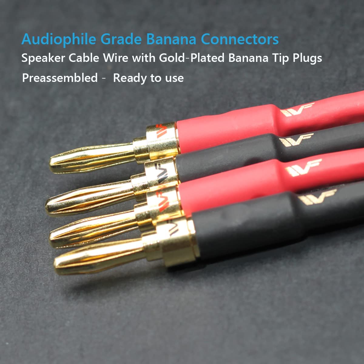 Cables de Altavoz UCINNOVATE 13 AWG Oro Cobre de Alta Fidelidad