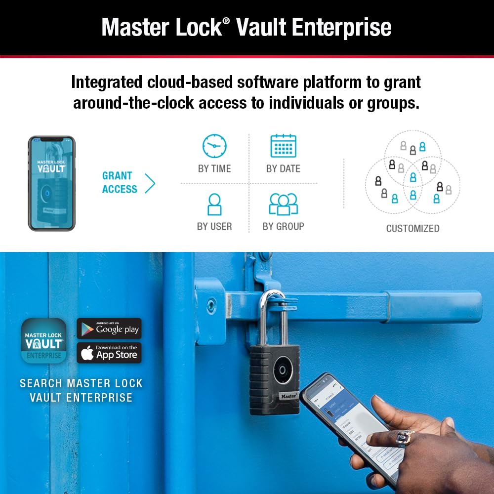 Candado Inteligente Bluetooth Master Lock Exterior Plata 4401LHEC