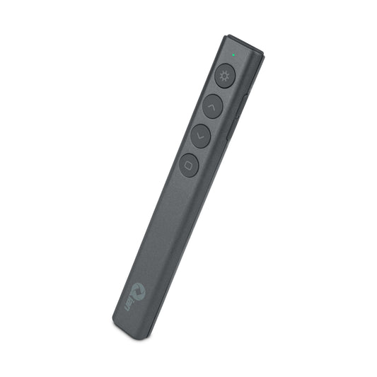 Presentador Inalámbrico QIAN Negro con Control Remoto para Diapositivas y PowerPoint, Alcance de 100m Compatible con Windows y Mac