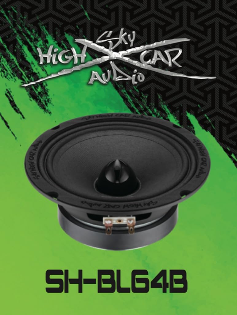 Altavoz de Rango Medio Sky High Car Audio Azul Bala 6.5 Pulgadas 4 Ohmios